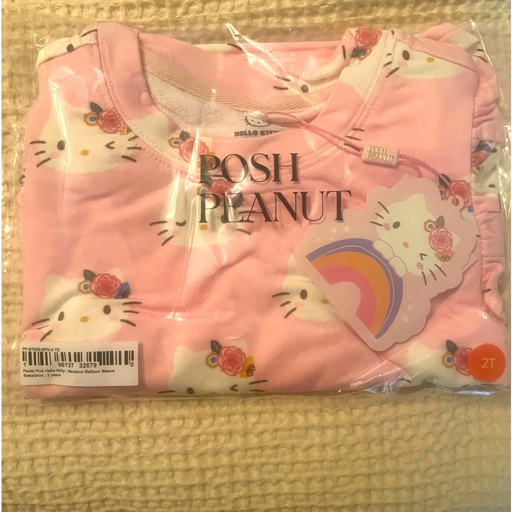 NIB posh peanut balloon sleeve sweatshirt.